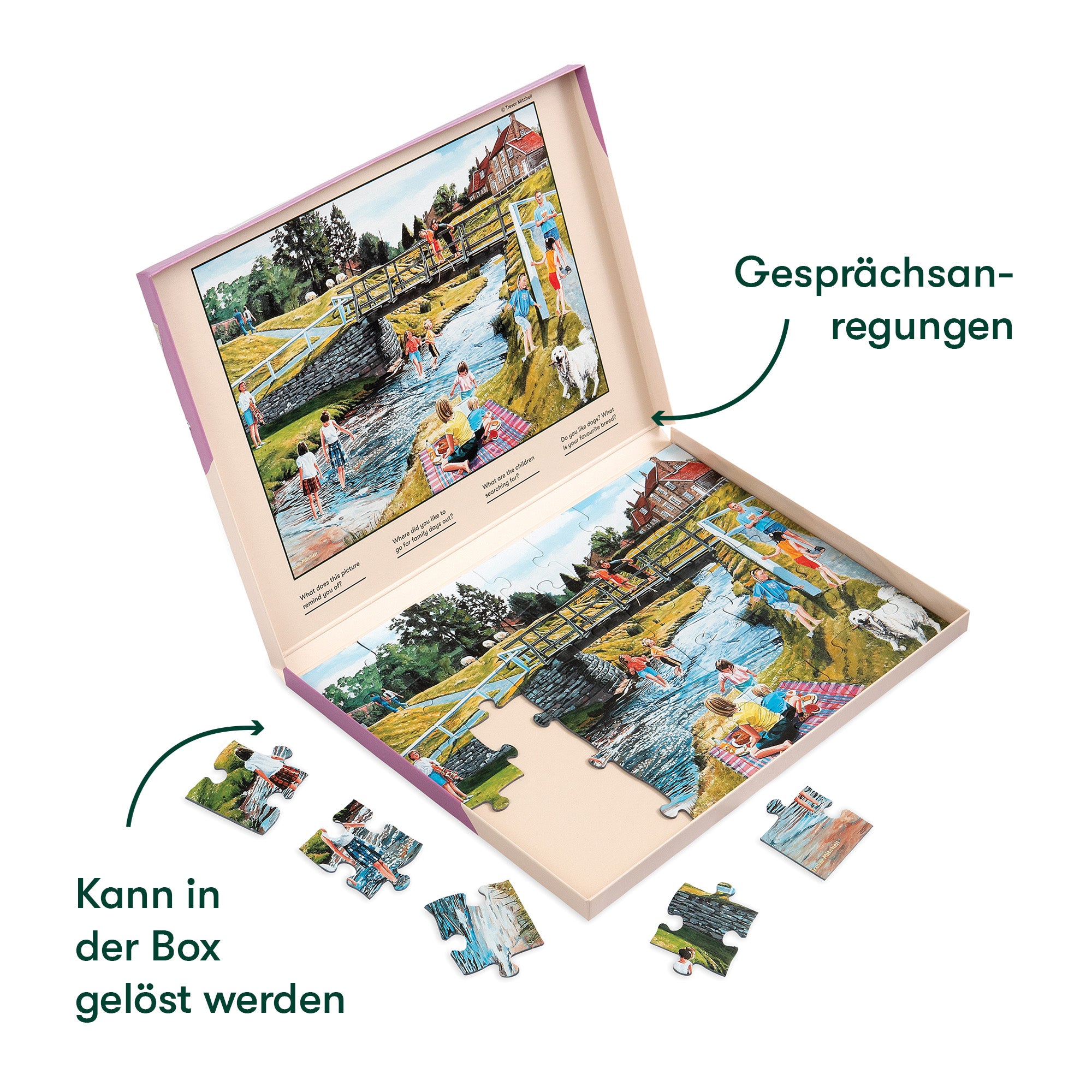 Senioren Puzzle „Frühlings Picknick“, 35 Teile, Puzzle für Menschen mit Demenz, 31x22 cm