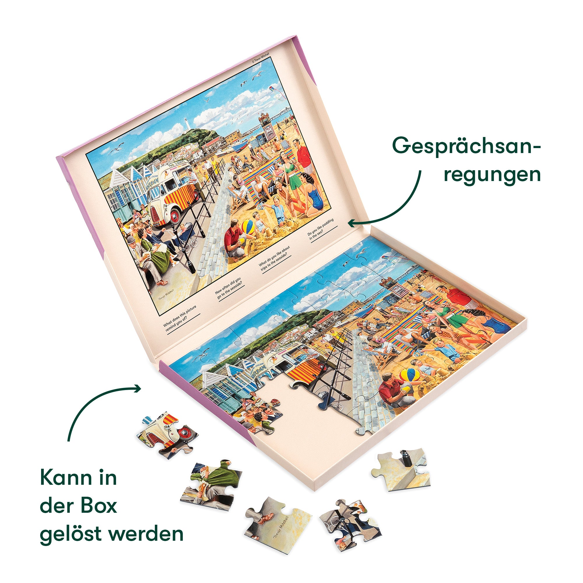 Senioren Puzzle „Meeresufer“, 35 Teile, Puzzle für Menschen mit Demenz, 31x22 cm