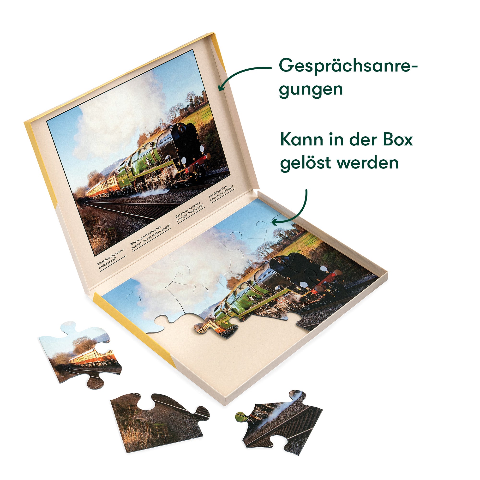 Senioren Puzzle „Orient Express“, 13 Teile, Puzzle für Menschen mit Demenz, 31x22 cm