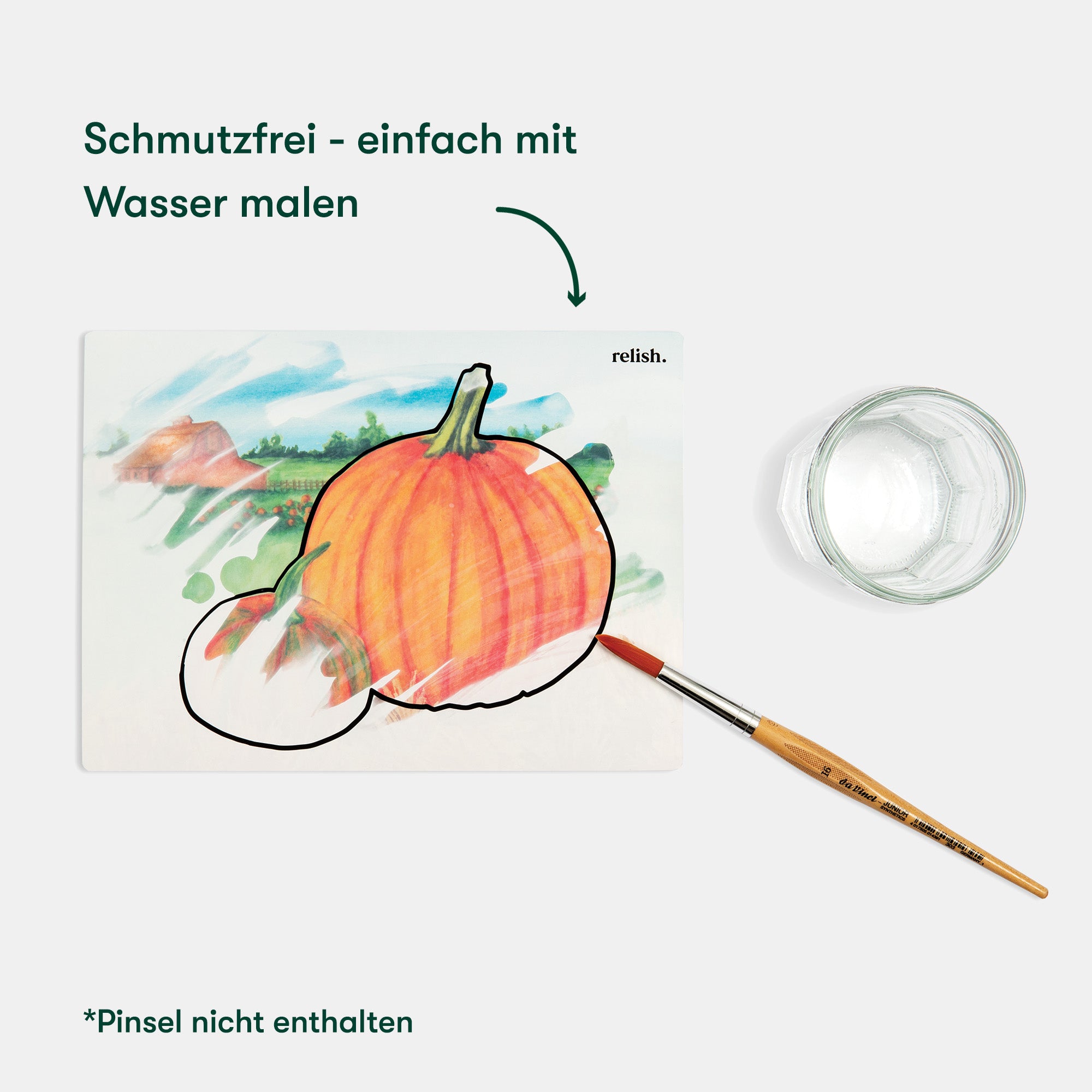 Malen mit Wasser: „Bauernhof“, 5 wiederverwendbare Vorlagen, Aquapaint™ „Farm Memories"