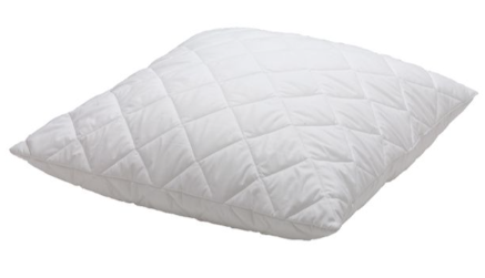 Bett-Set – Kissen mit Steppdecke – 100% Polyester-Microfaser - weiß