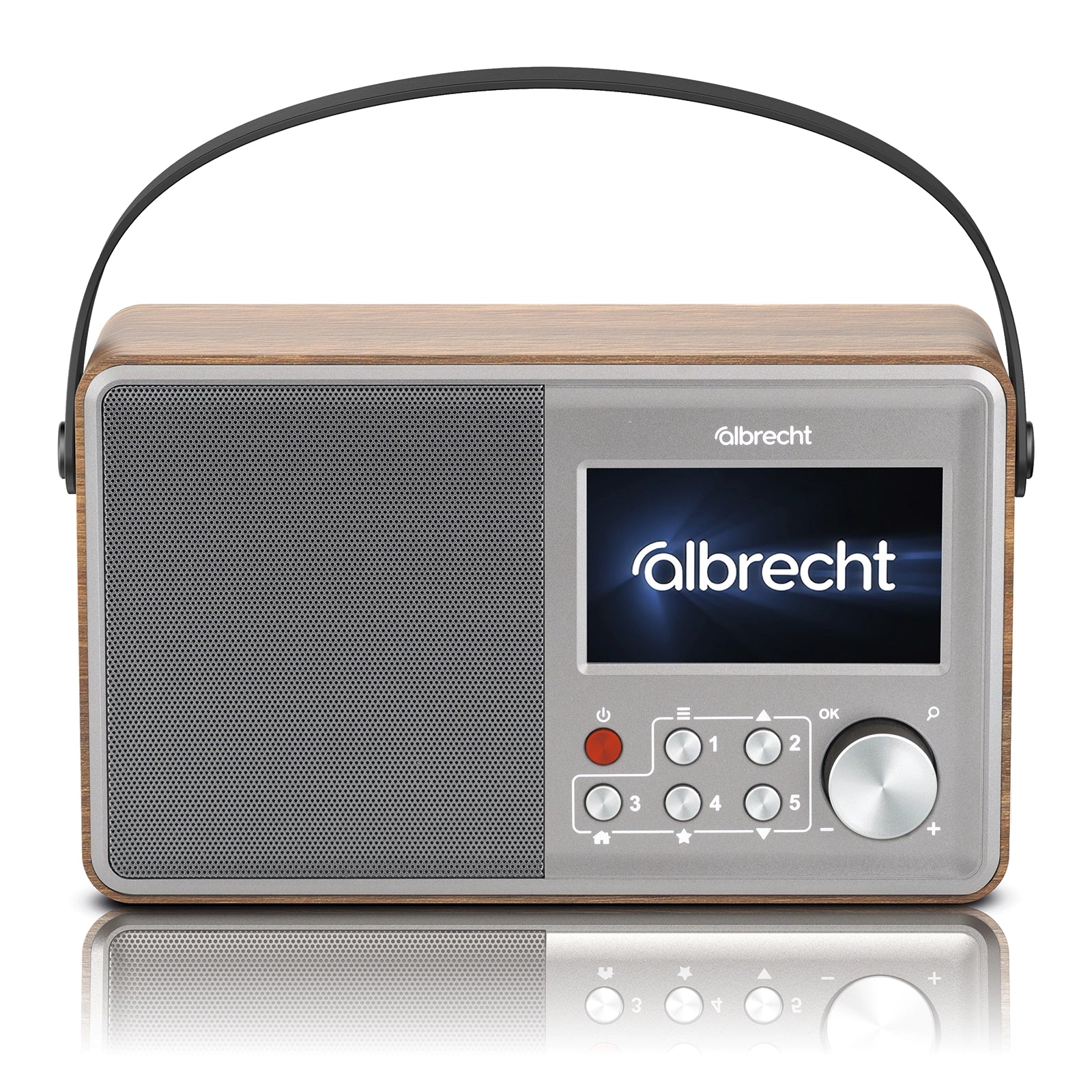 Albrecht DR 862 Digital-Radio, 4,3" Farbdisplay, einfache Bedienung, inkl. Akku