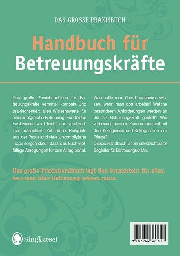 Praxisbuch "Handbuch für Betreuungskräfte" von Marion Bär