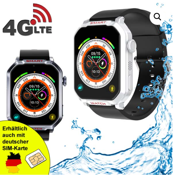 GPS Personenortung + Notrufuhr "Defender-II 4G LTE" für Demenzkranke