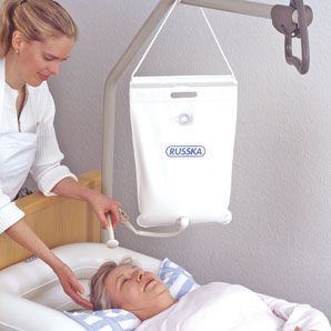 Duschvorrichtung für Haarwaschwannen 10 l