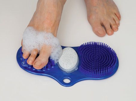 Fußwaschbürste, Reinigung, Massage, Peeling