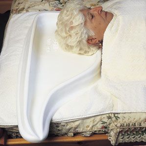 Haarwasch-Tablett für das Bett