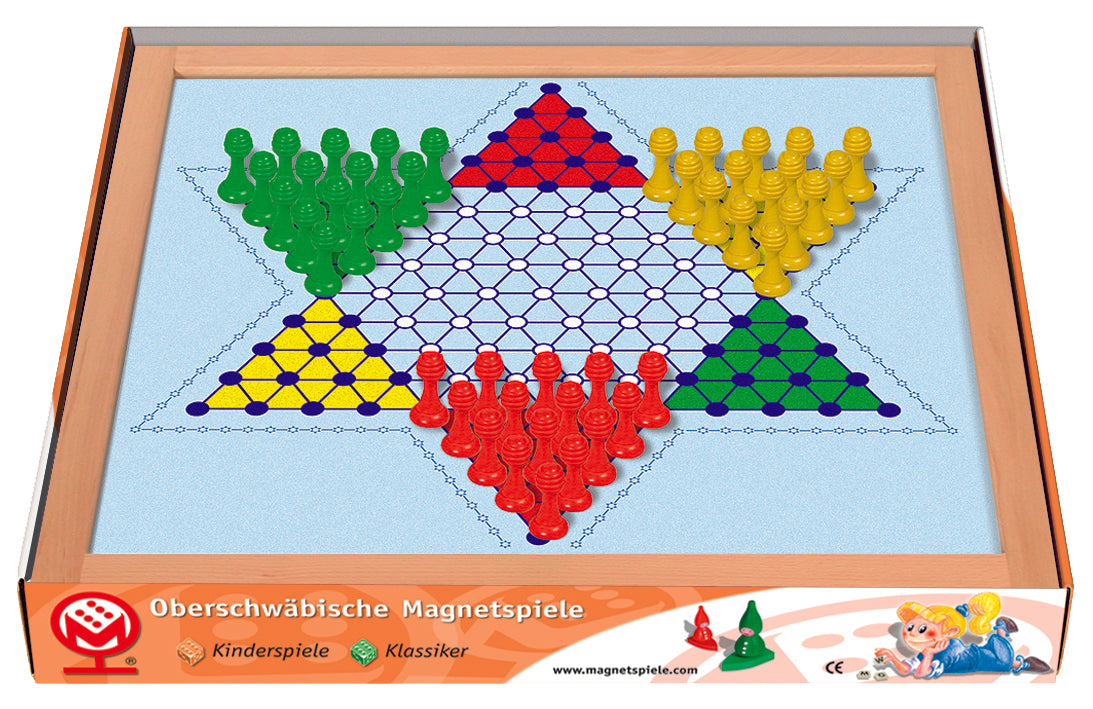 Magnet Brettspiel Halma, 35 x 35 cm