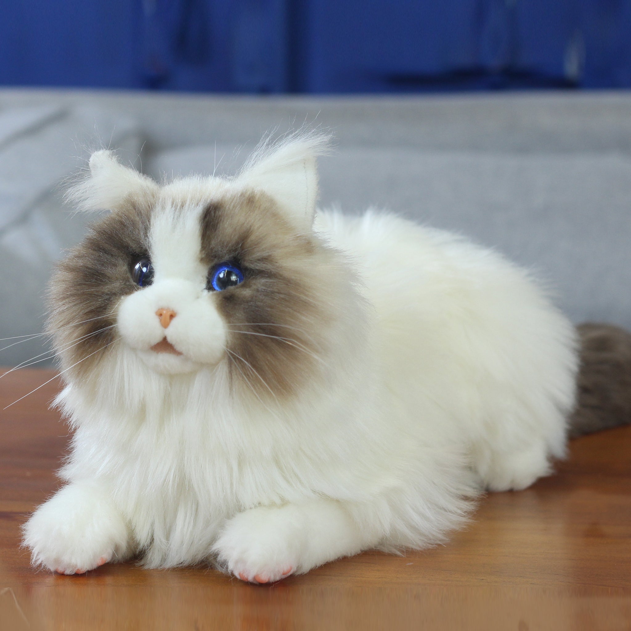 metaCat – Interaktive Roboter-Katze "Ragdoll" für Senioren und Menschen mit Demenz, Akkubetrieben