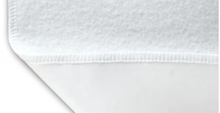 Bettauflage Molton einseitig, PVC beschichtet - gesäumt