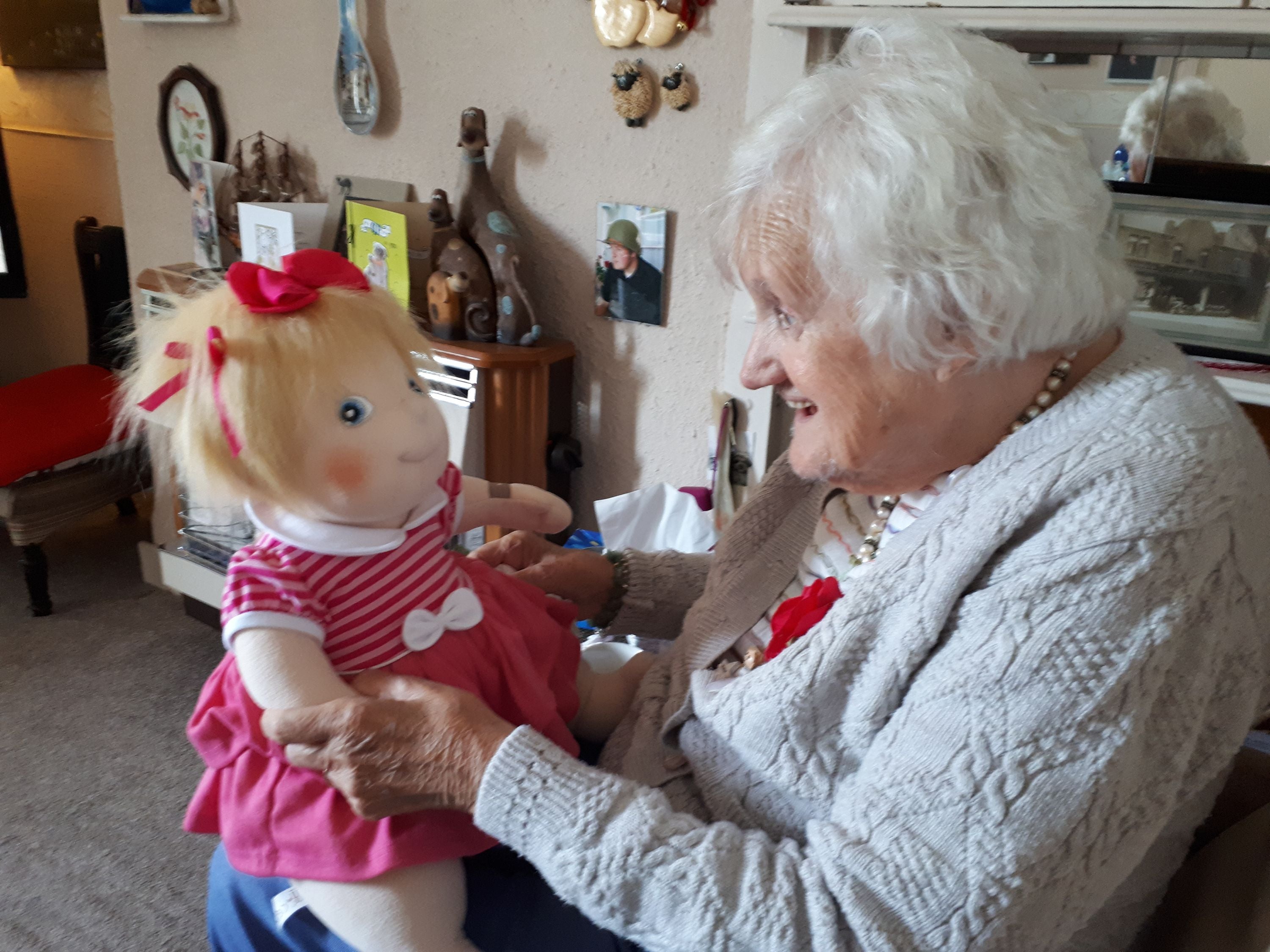 Therapie-Demenzpuppe Ida, Rubens Barn Original, handgefertigt, waschbar