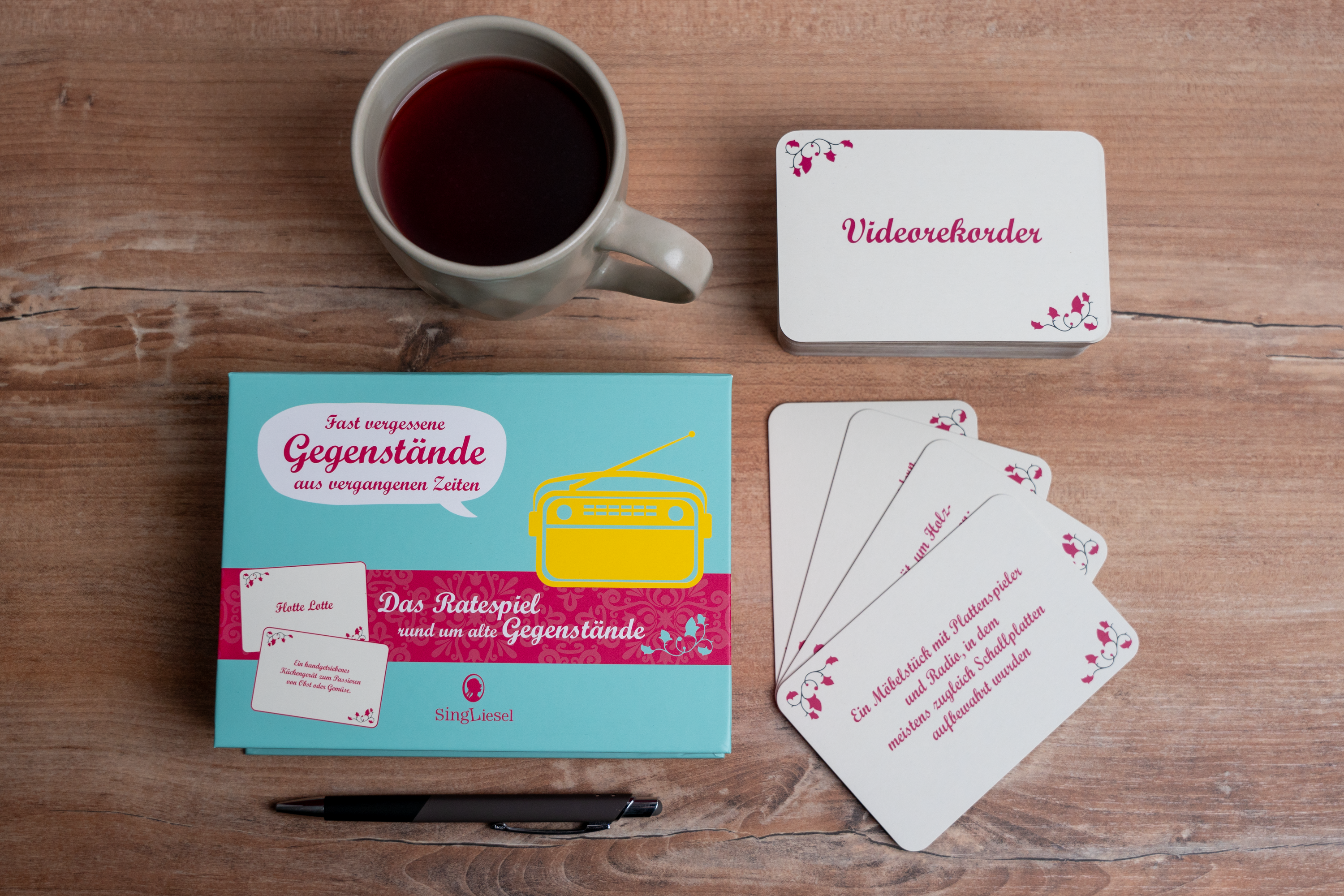 Ratekarten "Gegenstände von früher", Quiz-Spiel für Senioren - auch mit Demenz