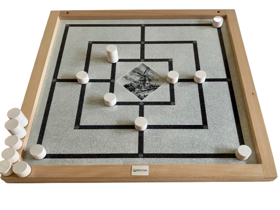 Extra großes Magnet Brettspiel Mühle, 50 x 50 cm