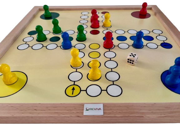 Extra großes Magnet Doppel-Brettspiel Verflixt & Malefiz, 50 x 50 cm