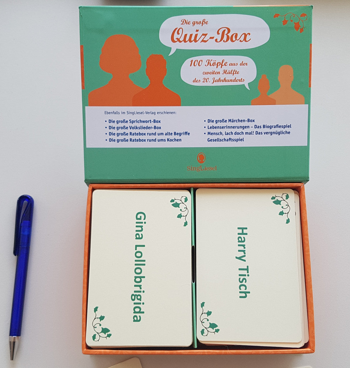 Ratekarten "Stars und Promis", Quiz-Spiel für Senioren - auch mit Demenz