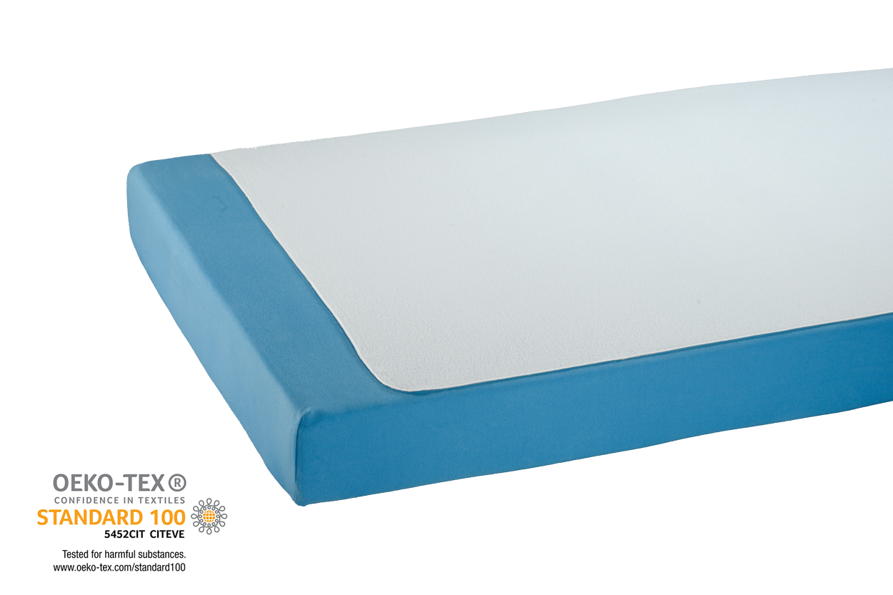 Bettauflage Frottee, PVC beschichtet - Kanten gesäumt, verschiedene Größen