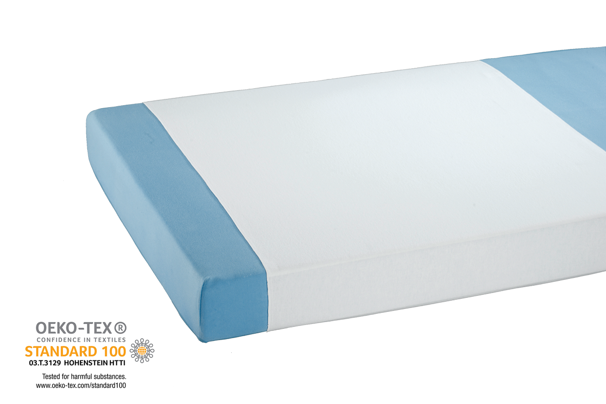 Stecklaken, Jersey oder Molton PU beschichtet - Kanten gesäumt – 90 x 170 cm