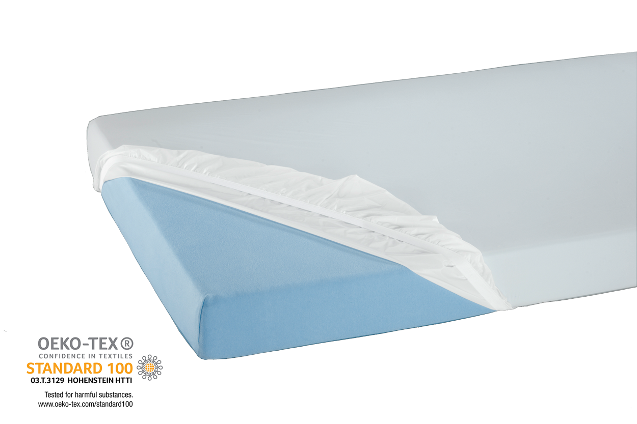 Spannbetttuch – Jersey - PU beschichtet - 100 x 200 x 24 cm