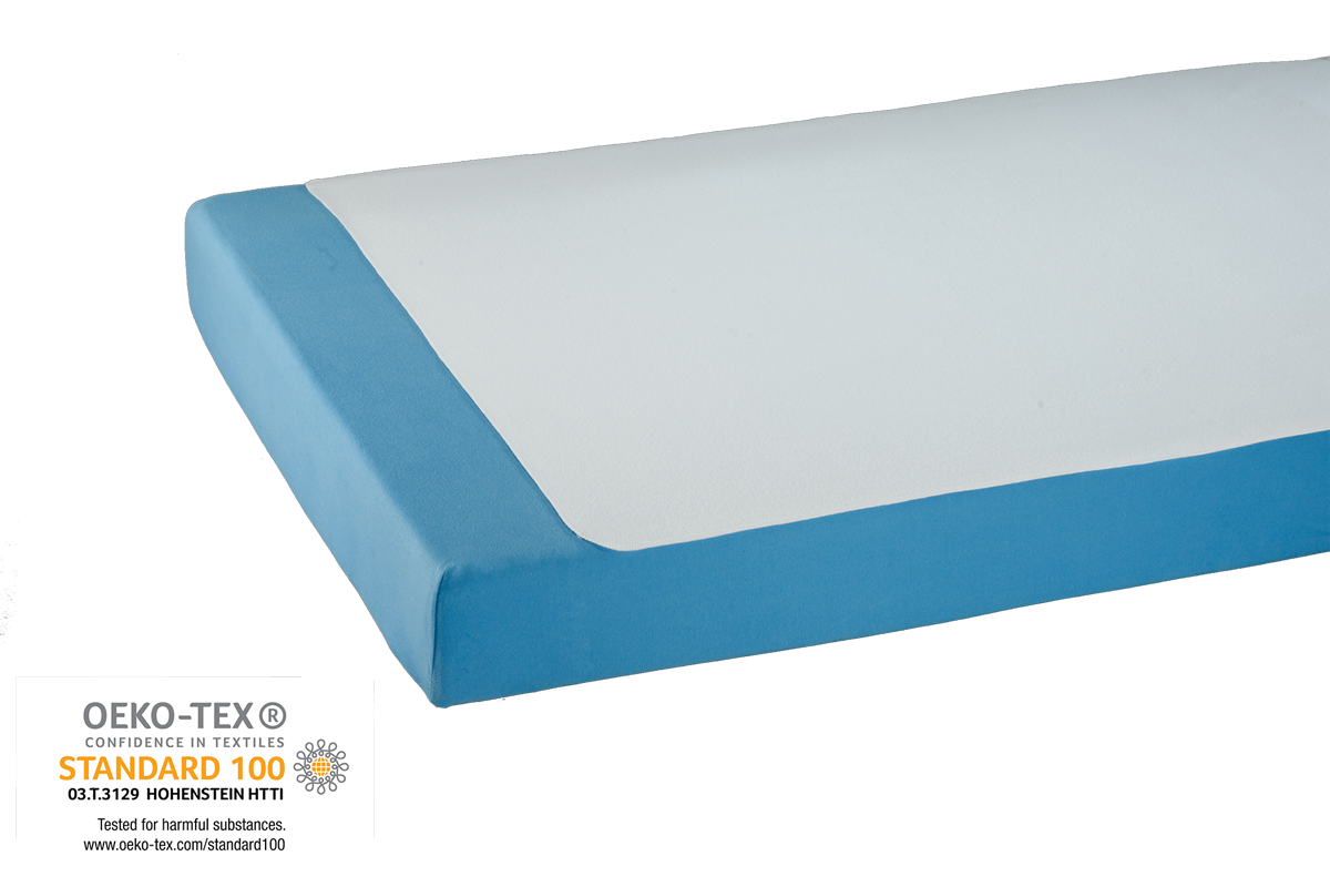 Bettauflage Molton, einseitig PVC beschichtet , Kanten geschnitten , verschiedene Größen