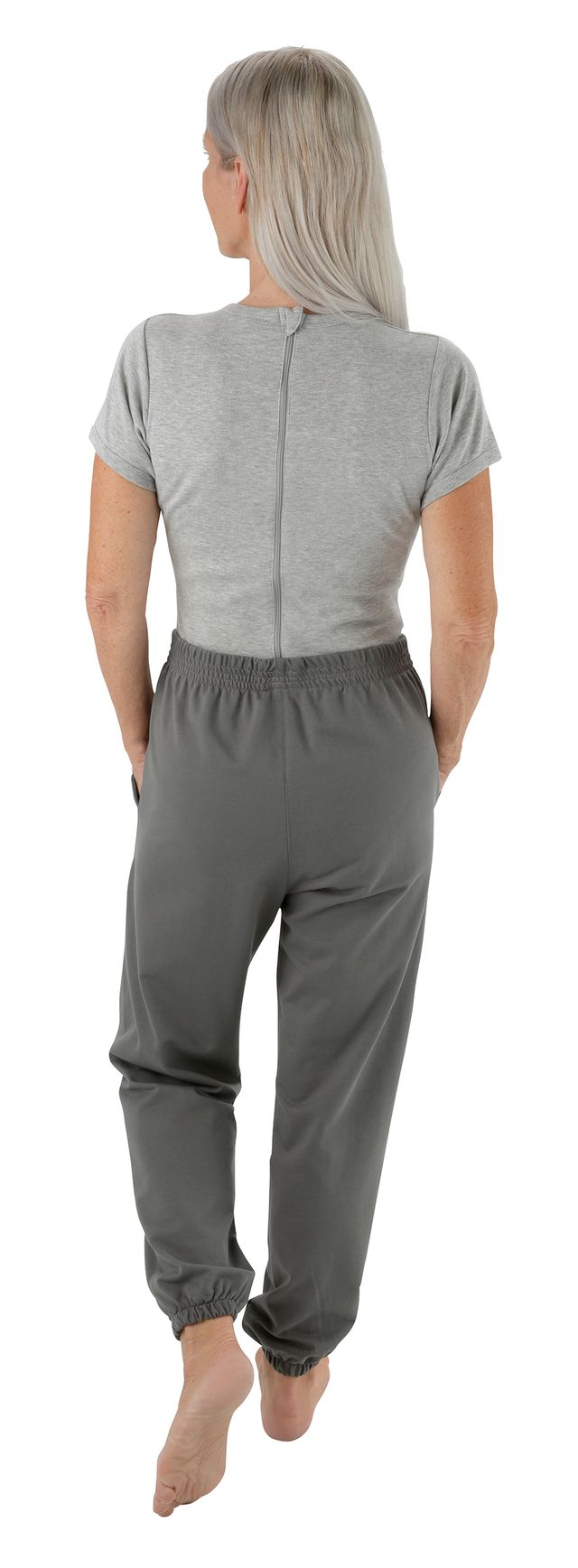 Suprima Pflegeoverall - Joggingoptik - Rückenreißverschluss - unisex