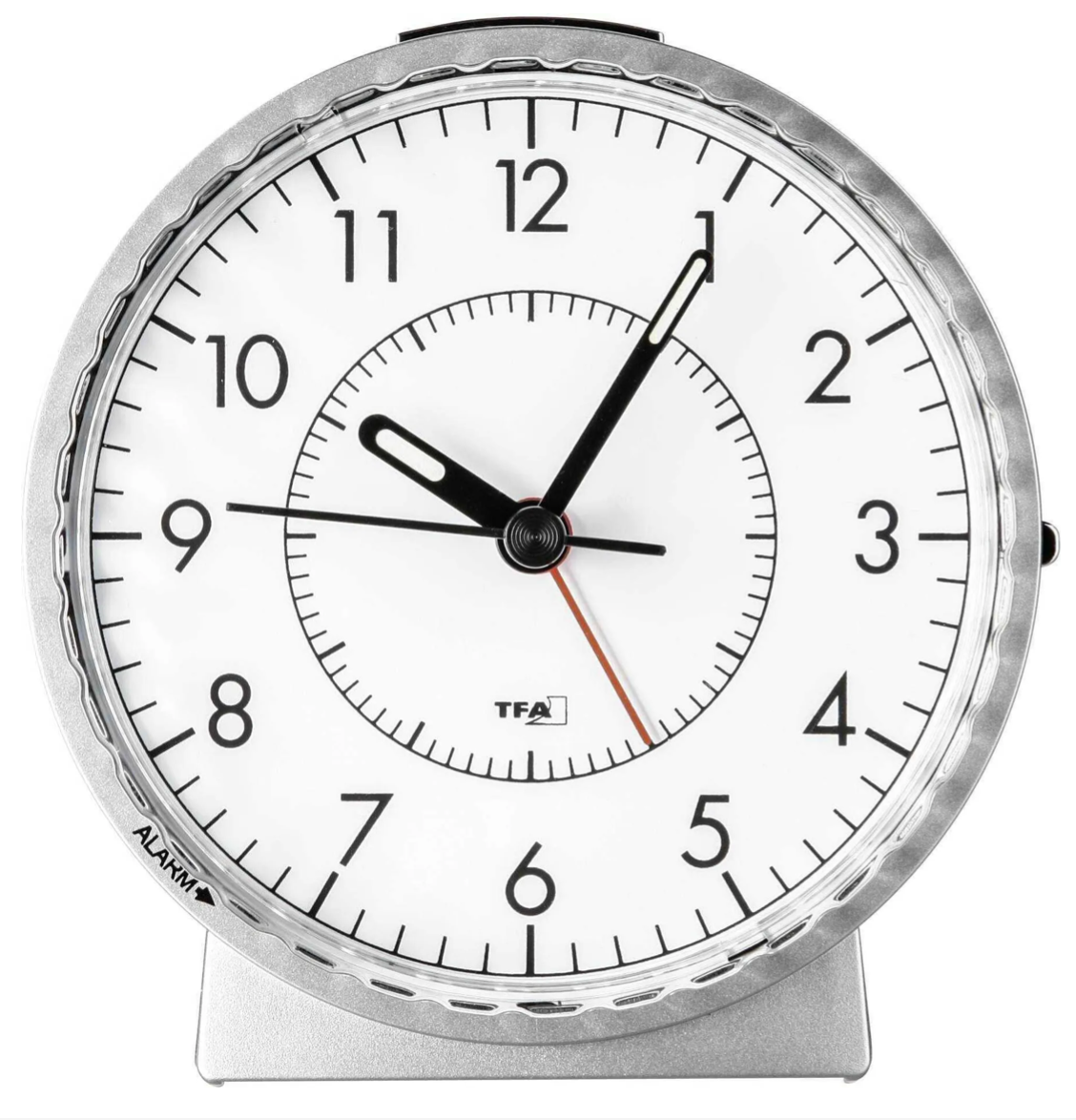 Analoger Wecker, extra lauter Weckalarm, Hintergrundbeleuchtung, Drehring für Alarmeinstellung
