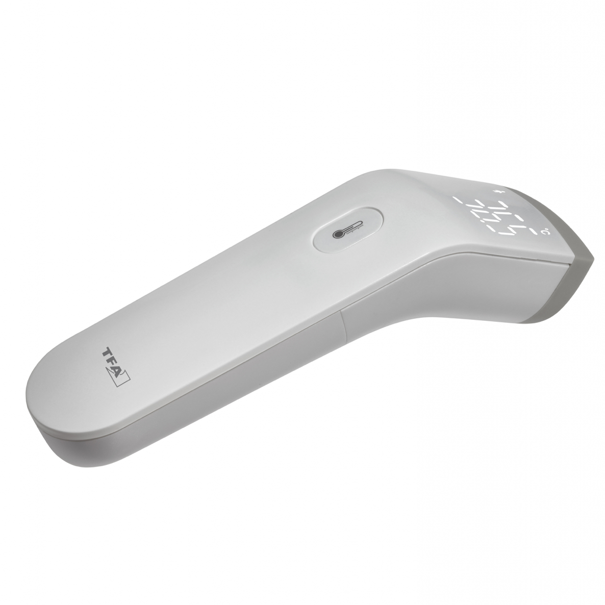 Infrarot-Stirnthermometer, große beleuchtete Ziffern, ergonomische Form, Fieberthermometer