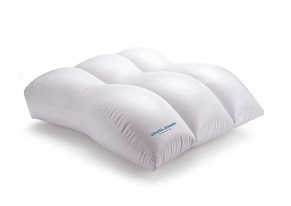 Aufblasbares Witschi Reise-Venenkissen KAMEL TRAVEL, weiß