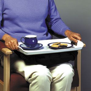 Standtablett mit Beinkissen, waschbarer Kissenbezug