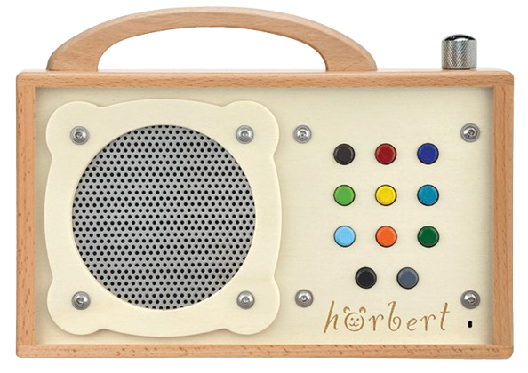Hörbert Senior, 11 Tasten, Abspielgerät mit vorbespielter Speicherkarte, WebRadio, mit Akku