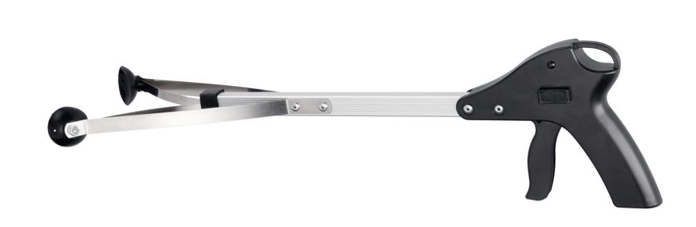 Greifhilfe "Sperber" mit Gummisauger, Arretierungsfunktion, Ergonomischer Abzug