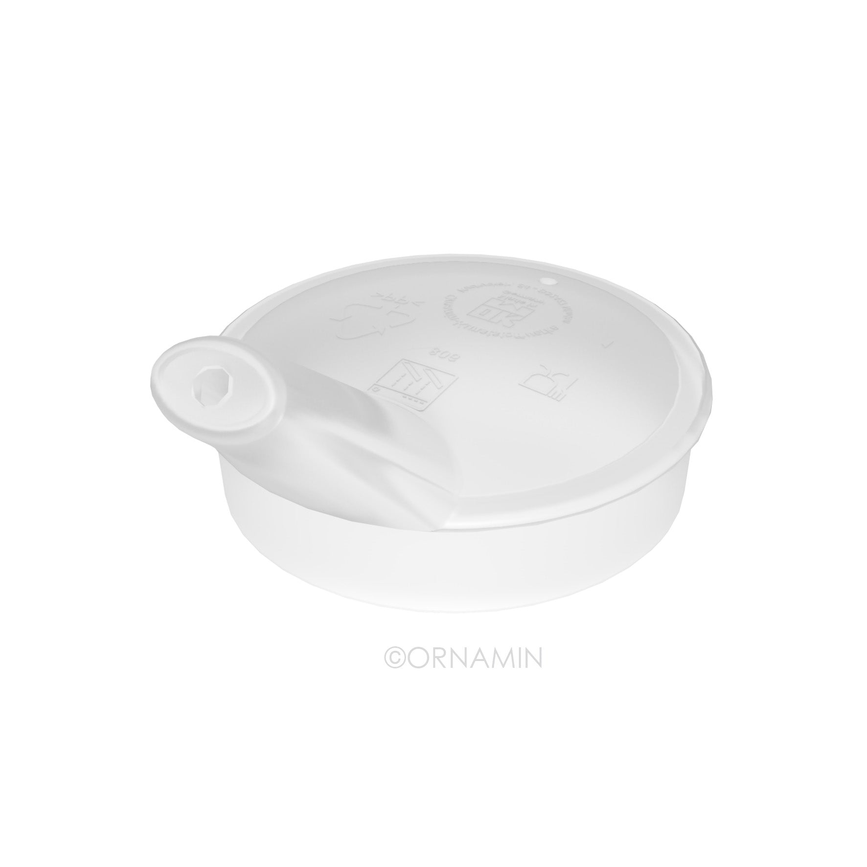 Schnabelaufsatz 5er-Set, Ornamin 806, transparent, passend für Becher 206, 207, 805, 815, 816, 820,