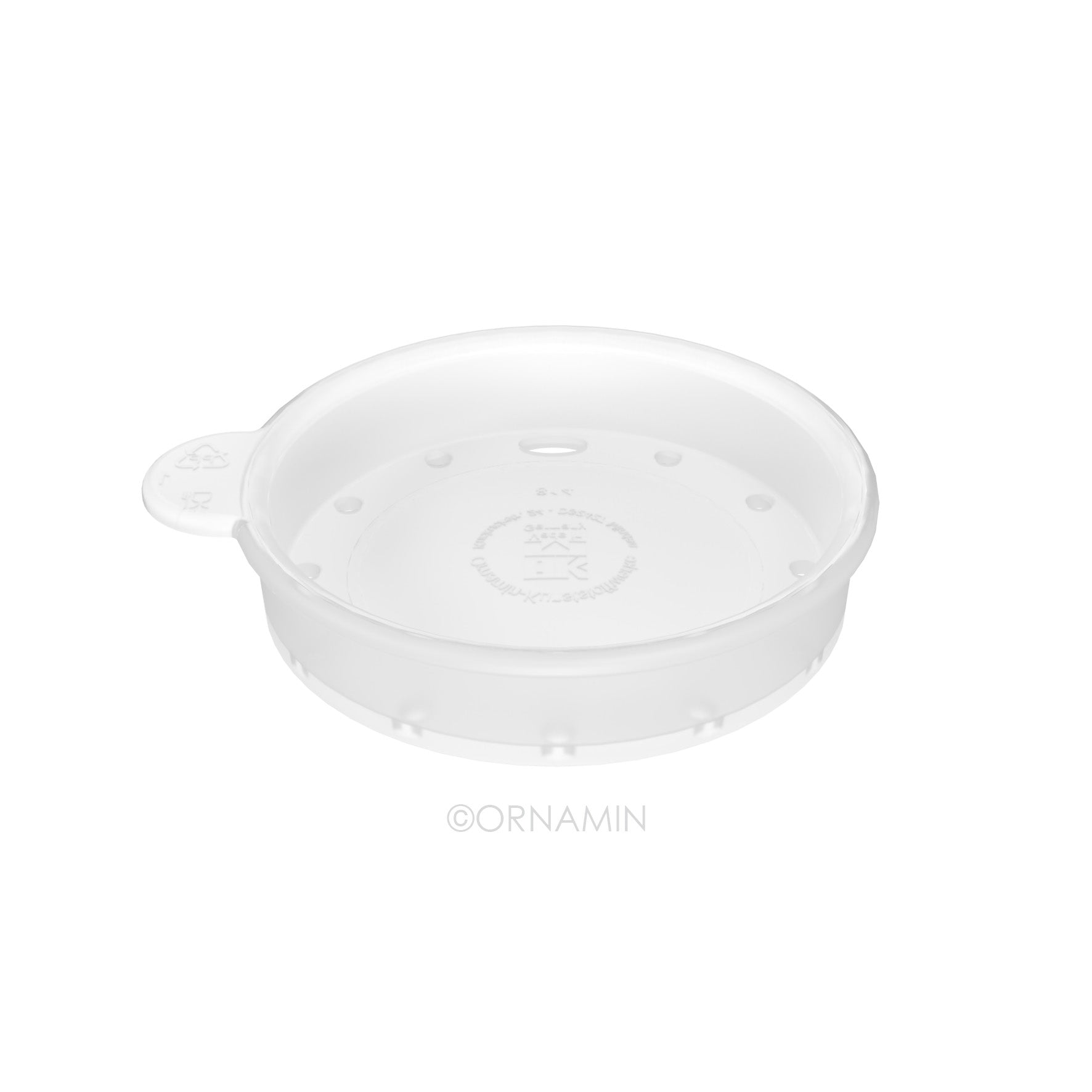 Trinkdeckel 5er-Set, Ornamin 814, transparent, passend für Becher Modell 206, 207, 805, 815, 816,