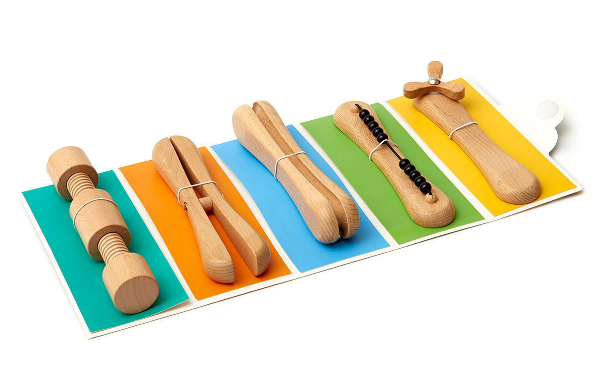 Motorik-Spielzeug "Fidget Widget", Box mit 5 Anti-Stress Spielzeugen für Menschen mit Demenz
