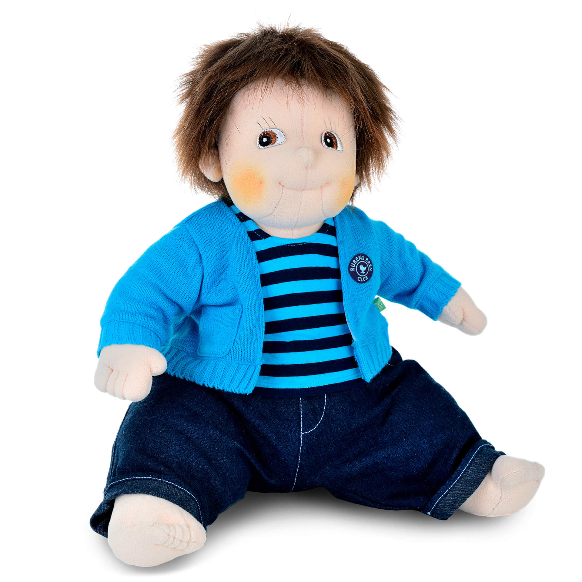 Therapie-Demenzpuppe Emil, Rubens Barn Original, handgefertigt, waschbar