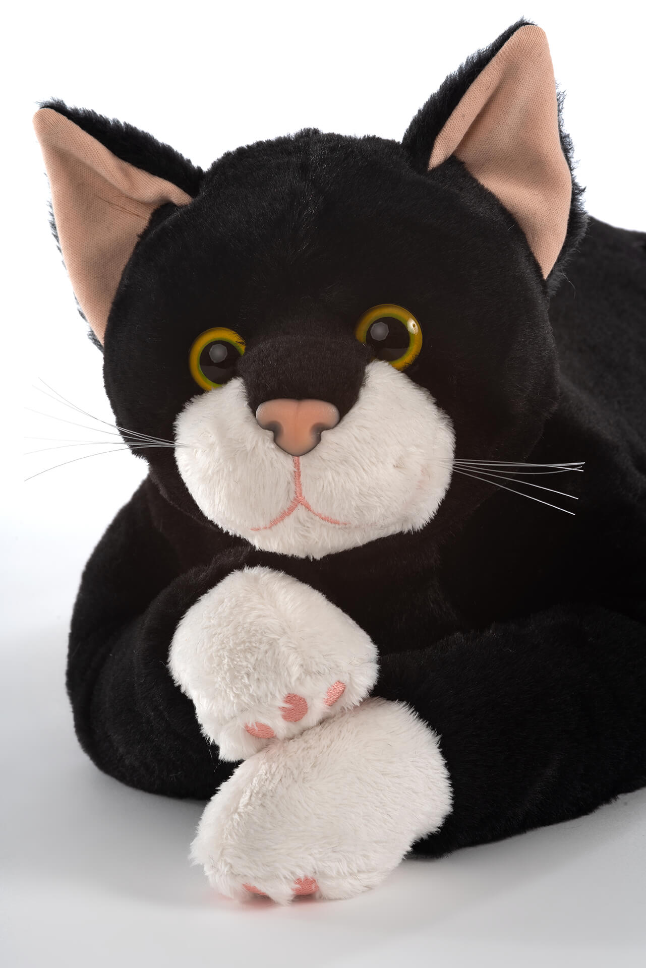 RobiCare Aktivkatze Blacky (ohne interaktive Funktionen), waschbar, handgefertigt