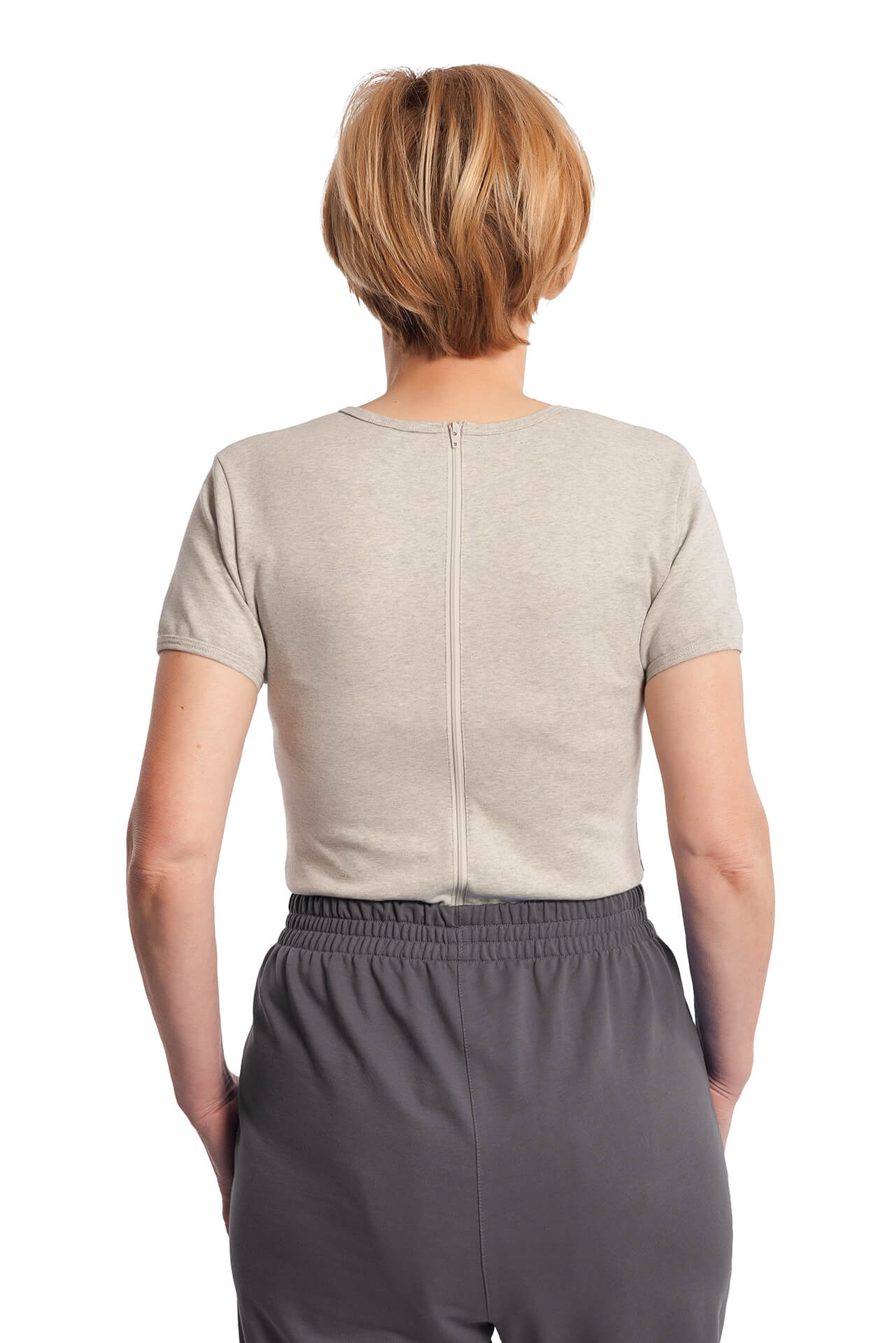 Suprima Pflegeoverall - Joggingoptik - Rückenreißverschluss - unisex
