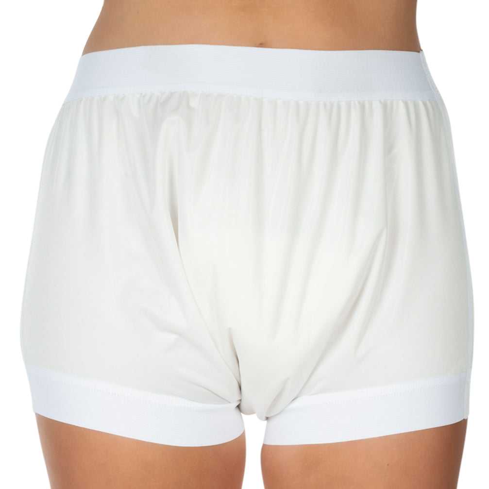 Suprima Inkontinenz-Slip 1217, PU-Slip als Überhose, Schlupfform, breiter Schritt - unisex, weiß