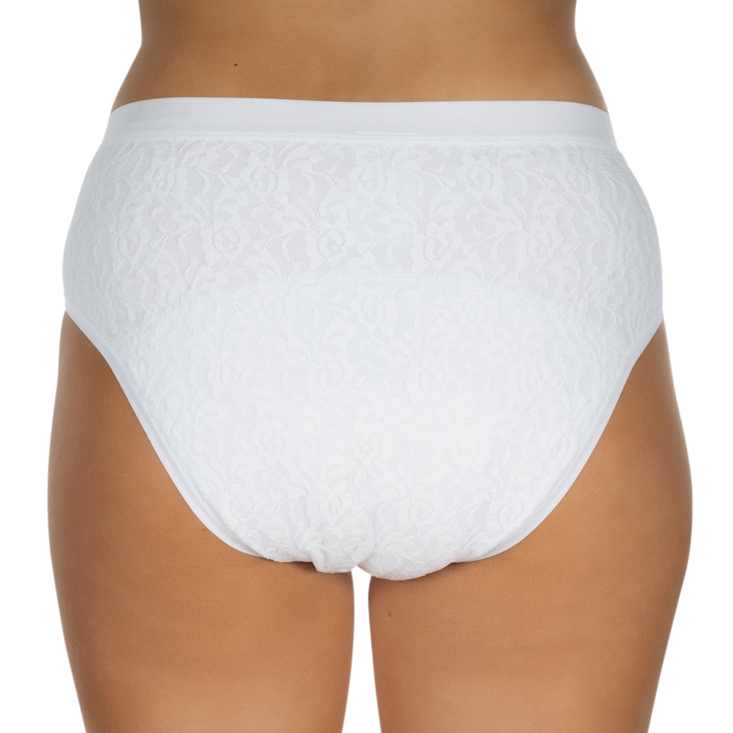 Suprima LaDonna-Slip, PU-Wäscheschutz, Inkontinenz-Slip 1267 - Damen, weiß