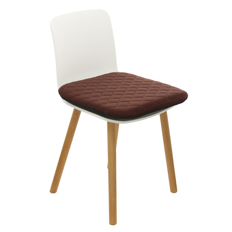 Sitzkissen Komfort mit Schaumstoffkern, wasserundurchlässig, 42 x 42 cm, Mokka
