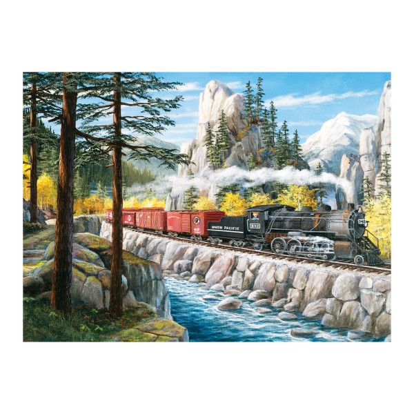 Senioren Puzzle „Dampfeisenbahn“, 35 Teile, Puzzle für Menschen mit Demenz, 31x22 cm