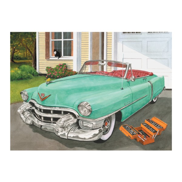 Senioren Puzzle „Oldtimer“, 13 Teile, Puzzle für Menschen mit Demenz, 31x22 cm