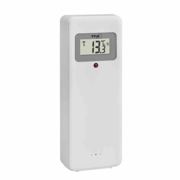 Temperatursender, Ergänzung für XL-Funkuhr oder Funk-Wetterstation Zeno, TFA 30.3248
