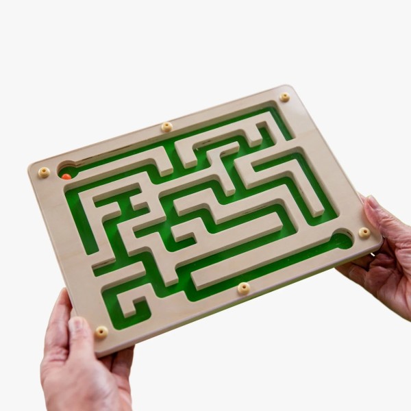 Kugel-Labyrinth II, Geschicklichkeitsspiel, Murmel-Spiel für Menschen mit Demenz