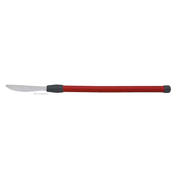 Biegsames Messer mit verlängertem Griff, Ornamin 971, Spezial-Besteck, Einhänder-Hilfsmittel