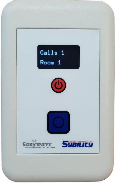 Sybility mobiler Pflegeruf-Empfänger für 1-32 Sender mit Akkubetieb