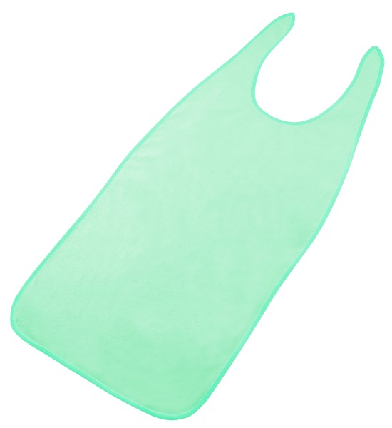 Ess-Schürze mit Schlaufenverschluss, Frottee, PU-beschichtet, 100x48 cm